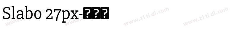 Slabo 27px字体转换